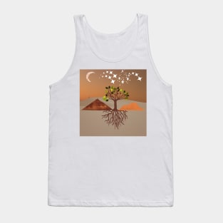 Nature, starts and the moon Tank Top